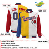 Custom Color Block Personalized Lightweight College Coat Full-Snap Baseball Jacket