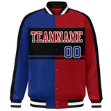 Custom Color Block Personalized Varsity Letterman Athletic Baseball Jacket