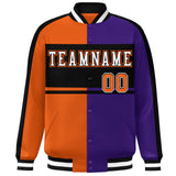 Custom Color Block Personalized Varsity Letterman Athletic Baseball Jacket