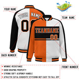 Custom Color Block Personalized Varsity Letterman Athletic Baseball Jacket