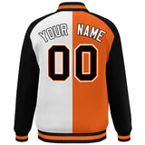 Custom Color Block Personalized Varsity Letterman Athletic Baseball Jacket