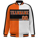 Custom Color Block Personalized Varsity Letterman Athletic Baseball Jacket