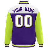 Custom Color Block Blend Windproof Baseball Jacket Outdoor Letterman Baseball Jacket