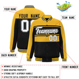 Custom Color Block Letterman Jackets Full-Snap Stitched baseball Jackets Personalized Letter and Number for Adult Youth S-6XL