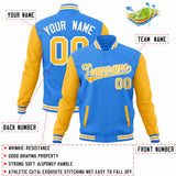 Custom Raglan Sleeves Jacket Varsity Blend Letterman Jackets Mesh