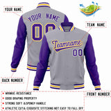 Custom Raglan Sleeves Jacket Varsity Blend Letterman Jackets For Stitch