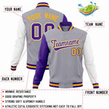 Custom Raglan Sleeves Jacket Varsity Blend Letterman Jackets For Stitch