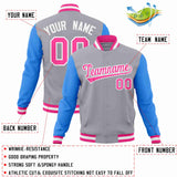 Custom Raglan Sleeves Jacket Varsity Blend Letterman Jackets For Stitch