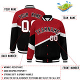 Custom Color Block Personalized Pattern Bomber Varsity Training Varsity Baseball Jacket For Men