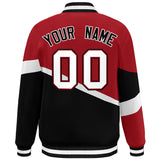 Custom Color Block Personalized Pattern Bomber Varsity Training Varsity Baseball Jacket For Men