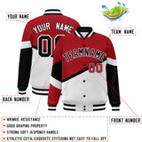 Custom Color Block Personalized Pattern Bomber Varsity Training Varsity Baseball Jacket For Men