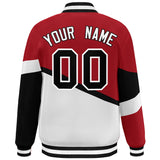 Custom Color Block Personalized Pattern Bomber Varsity Training Varsity Baseball Jacket For Men