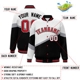 Custom Color Block Personalized Pattern Bomber Varsity Training Varsity Baseball Jacket For Men