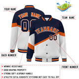 Custom Color Block Personalized Pattern Bomber Varsity Training Varsity Baseball Jacket For Men