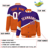 Custom Color Block Personalized Pattern Bomber Varsity Training Varsity Baseball Jacket For Men