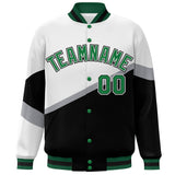 Custom Color Block Personalized Pattern Bomber Varsity Training Varsity Baseball Jacket For Men