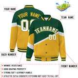 Custom Color Block Personalized Pattern Bomber Varsity Training Varsity Baseball Jacket For Men