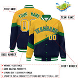 Custom Color Block Personalized Pattern Bomber Varsity Training Varsity Baseball Jacket For Men