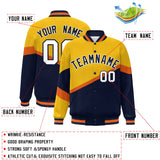 Custom Color Block Personalized Pattern Bomber Varsity Training Varsity Baseball Jacket For Men