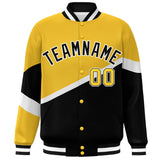 Custom Color Block Personalized Pattern Bomber Varsity Training Varsity Baseball Jacket For Men