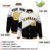 Custom Color Block Personalized Pattern Bomber Varsity Training Varsity Baseball Jacket For Men