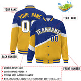 Custom Color Block Personalized Pattern Bomber Varsity Training Varsity Baseball Jacket For Men