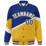 Custom Color Block Personalized Pattern Bomber Varsity Training Varsity Baseball Jacket For Men