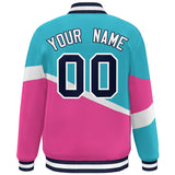 Custom Color Block Personalized Pattern Bomber Varsity Full-Snap Jacket Baseball Jacket For Men/Youth