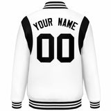 Custom Color Block Personalized Team Name Letterman Bomber Coat Full-Snap Baseball Jacket