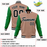 Custom Raglan Sleeves Jacket Varsity Blend Letterman Jackets Casual For Training