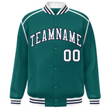 Custom Color Block Ribbon Personalized Letterman Jackets Design Sports Bomber Jacket For Men/Women