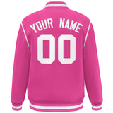 Custom Color Block Ribbon Personalized Letterman Jackets Design Sports Bomber Jacket For Men/Women