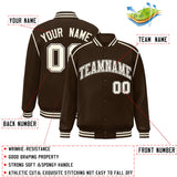 Custom Color Block Ribbon Personalized Letterman Jackets Design Sports Bomber Jacket For Men/Women