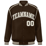 Custom Color Block Ribbon Personalized Letterman Jackets Design Sports Bomber Jacket For Men/Women