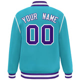 Custom Color Block Ribbon Personalized Letterman Varsity Jackets Design Sports Baseball Jacket