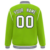 Custom Color Block Ribbon Personalized Letterman Varsity Jackets College Sports Baseball Jacket