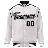 Custom Color Block Ribbon Personalized Letterman Jackets Varsity Fashion Baseball Jacket For Adult