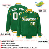 Custom Color Block Ribbon Personalized Letterman Jackets Varsity Fashion Baseball Jacket For Adult