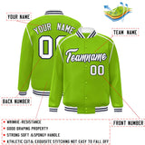 Custom Color Block Ribbon Personalized Letterman Jackets Varsity Fashion Baseball Jacket For Adult