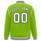 Custom Color Block Ribbon Personalized Letterman Jackets Varsity Fashion Baseball Jacket For Adult