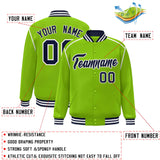 Custom Color Block Ribbon Personalized Letterman Jackets Varsity Fashion Baseball Jacket For Adult