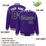 Custom Color Block Ribbon Personalized Letterman Jackets Varsity Fashion Baseball Jacket For Adult