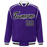 Custom Color Block Ribbon Personalized Letterman Jackets Varsity Fashion Baseball Jacket For Adult