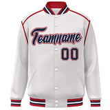 Custom Color Block Ribbon Personalized Letterman Jackets Varsity Fashion Baseball Jacket For Adult