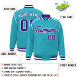 Custom Color Block Ribbon Personalized Letterman Sport Coat Varsity  Baseball Jacket For Adult