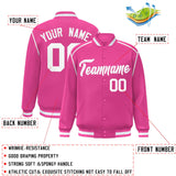 Custom Color Block Ribbon Personalized Letterman Sport Coat Varsity  Baseball Jacket For Adult