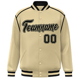 Custom Color Block Ribbon Personalized Letterman Sport Coat Varsity  Baseball Jacket For Adult