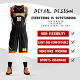 Custom Graffiti Pattern Sets Casual Basketball Jersey