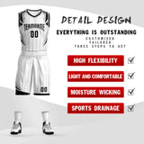 Custom Graffiti Pattern Sets Casual Basketball Jersey