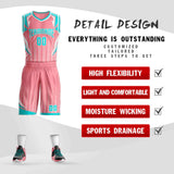 Custom Graffiti Pattern Sets Casual Basketball Jersey